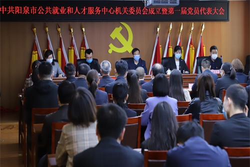 市公共就業(yè)和人才服務(wù)中心召開機(jī)關(guān)黨委成立暨第一屆黨員代表大會